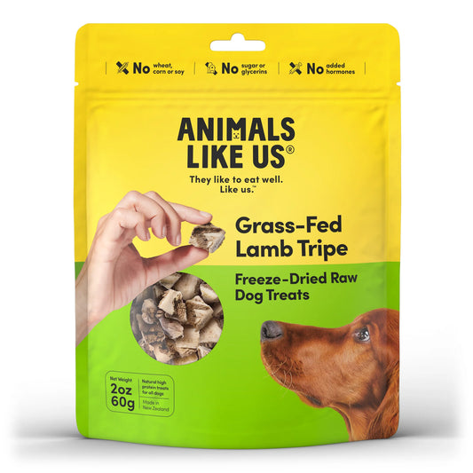 Animals Like Us Dog Lamb Tripe Freeze-Dried Raw Treat 60g