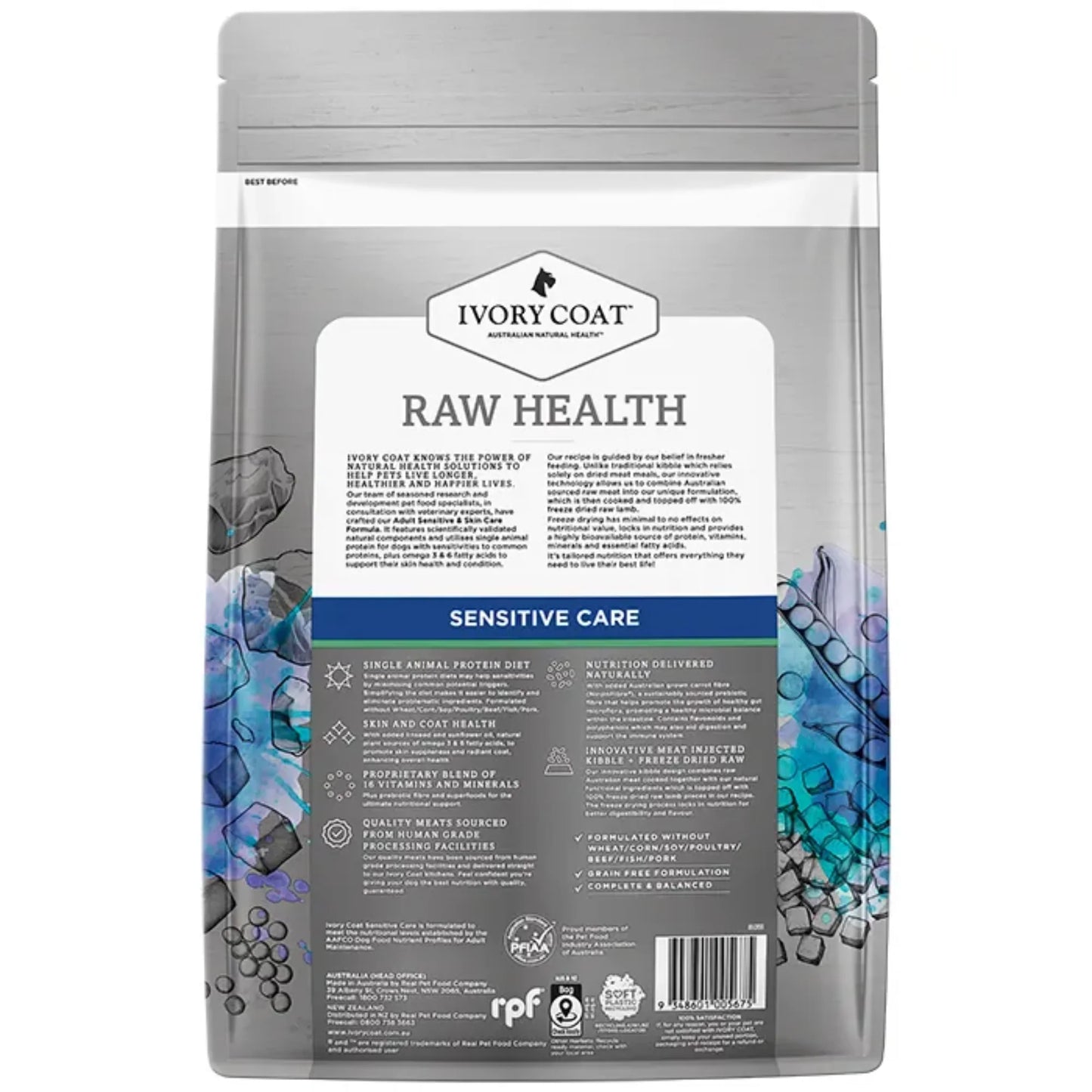 Ivory Coat Dog Raw Health - Sensitive Care