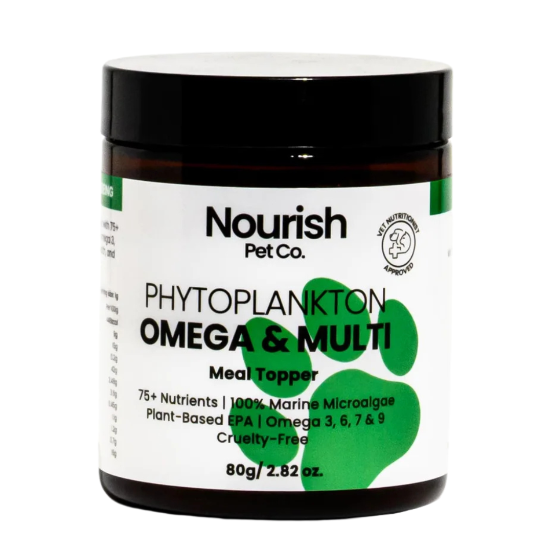 Nourish Pet Co. Phytoplankton Omega & Multi Meal Topper 80g