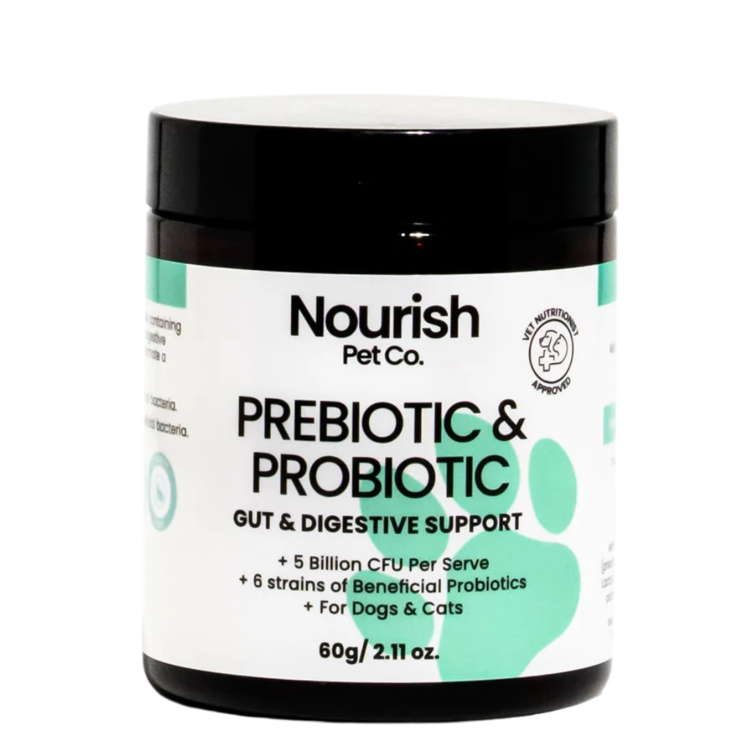 Nourish Pet Co. Prebiotic & Probiotic Gut & Digestive Support 60g
