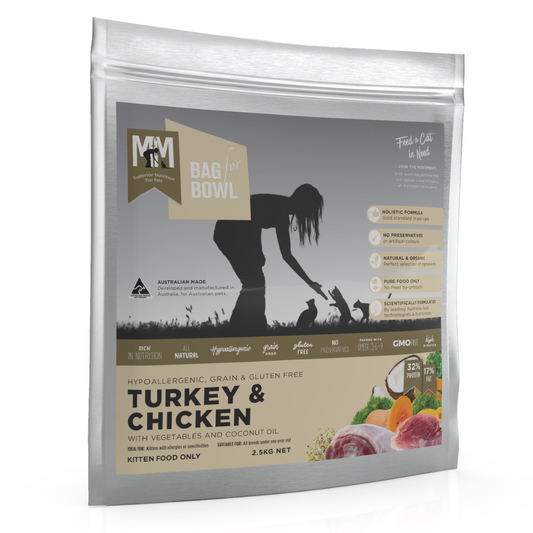MFM Kitten Chicken & Turkey Grain & Gluten Free (Beige) 2.5kg