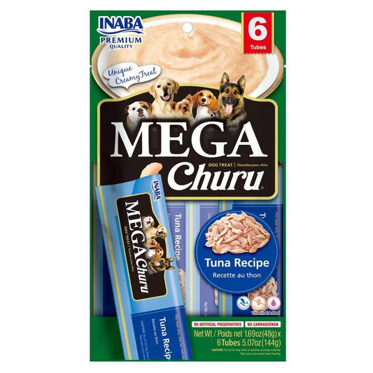 INABA Dog Mega Churu Puree Tuna 144g (6pk)