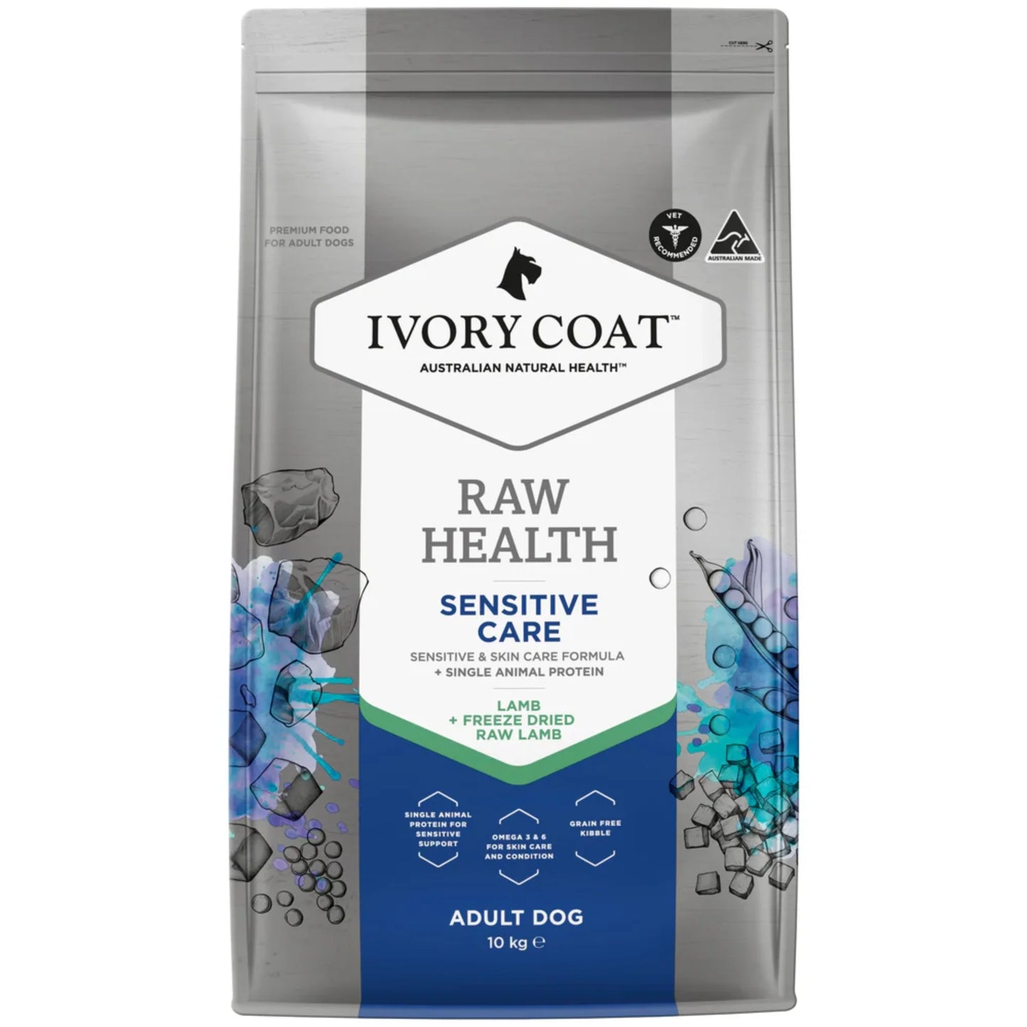 Ivory Coat Dog Raw Health - Sensitive Care