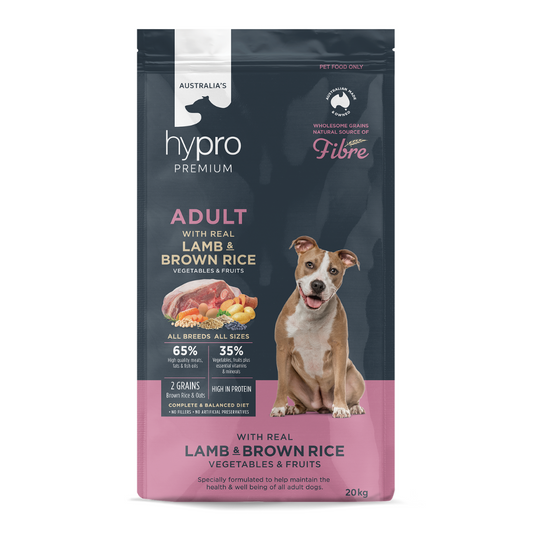 Hypro Premium Dog Adult Lamb and Brown Rice