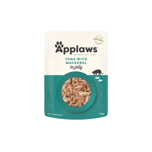 Applaws Cat Jelly Pouch - Tuna & Mackerel 70g (16pk)