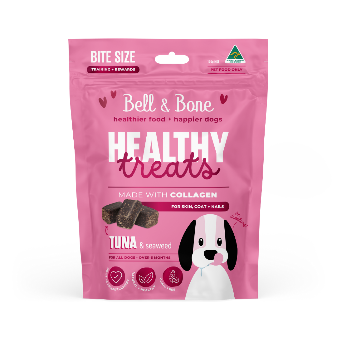 Bell & Bone Dog Coat and Skin Tuna & Seaweed Healthy Treat 130g