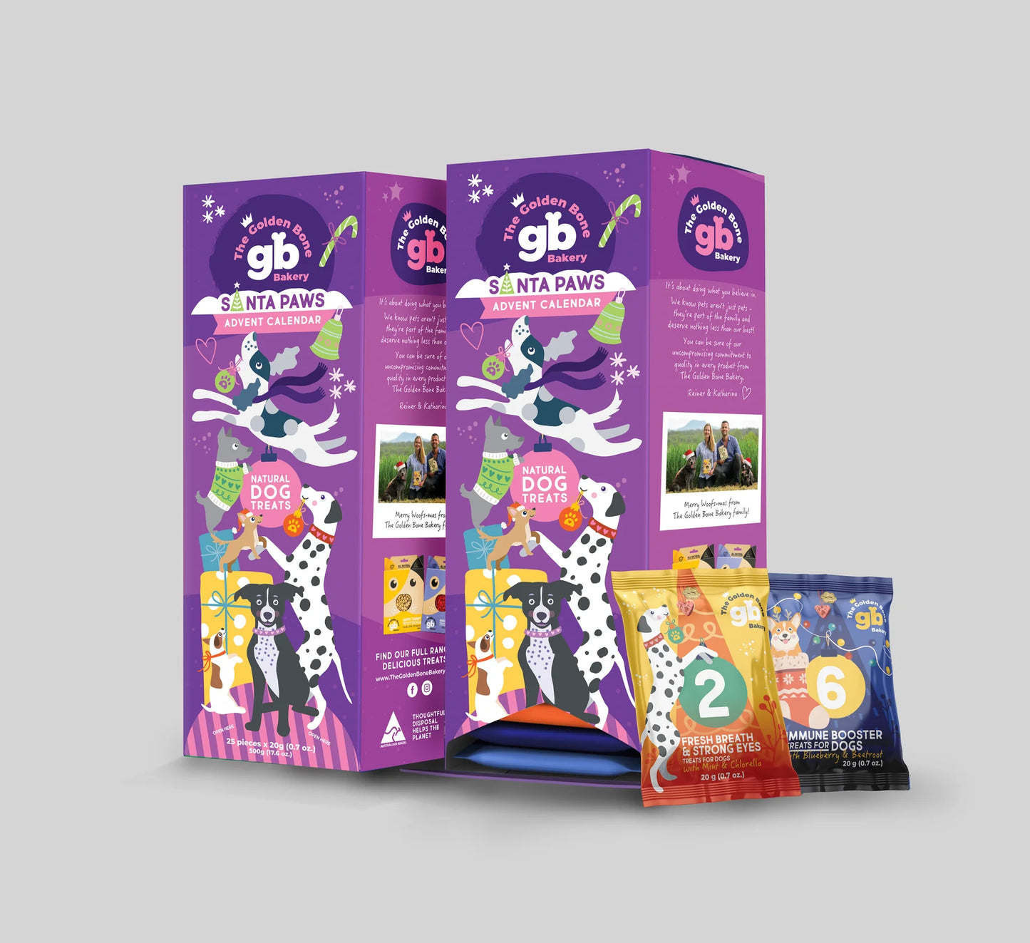 The Golden Bone Bakery Xmas Advent Calendar Tower