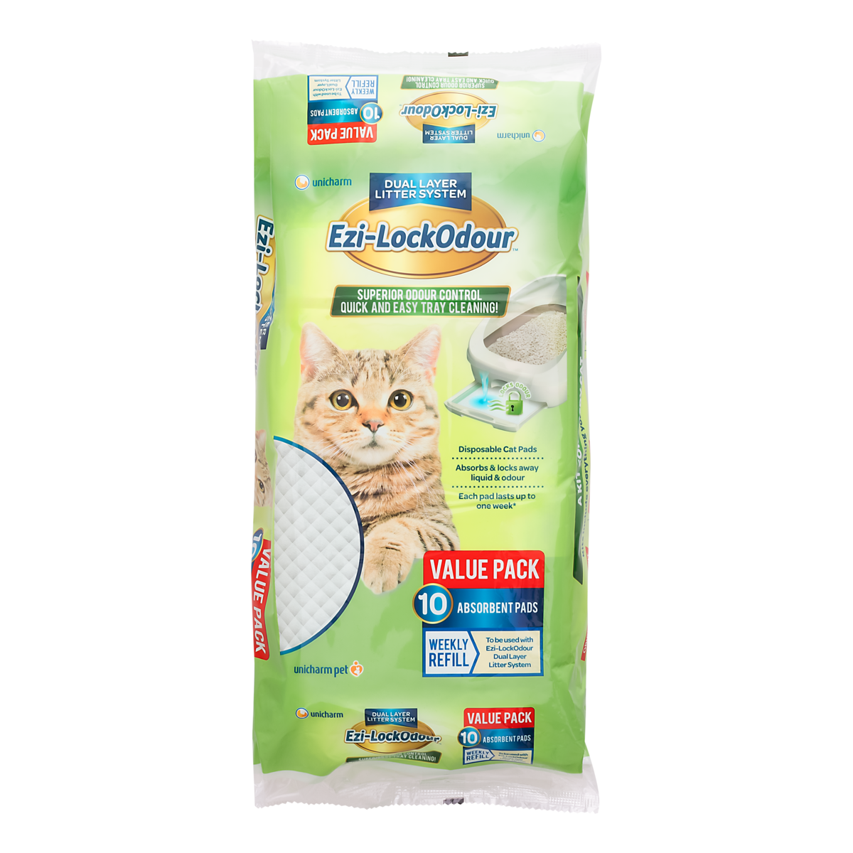 Ezi-LockOdour Absorbent Cat Pads