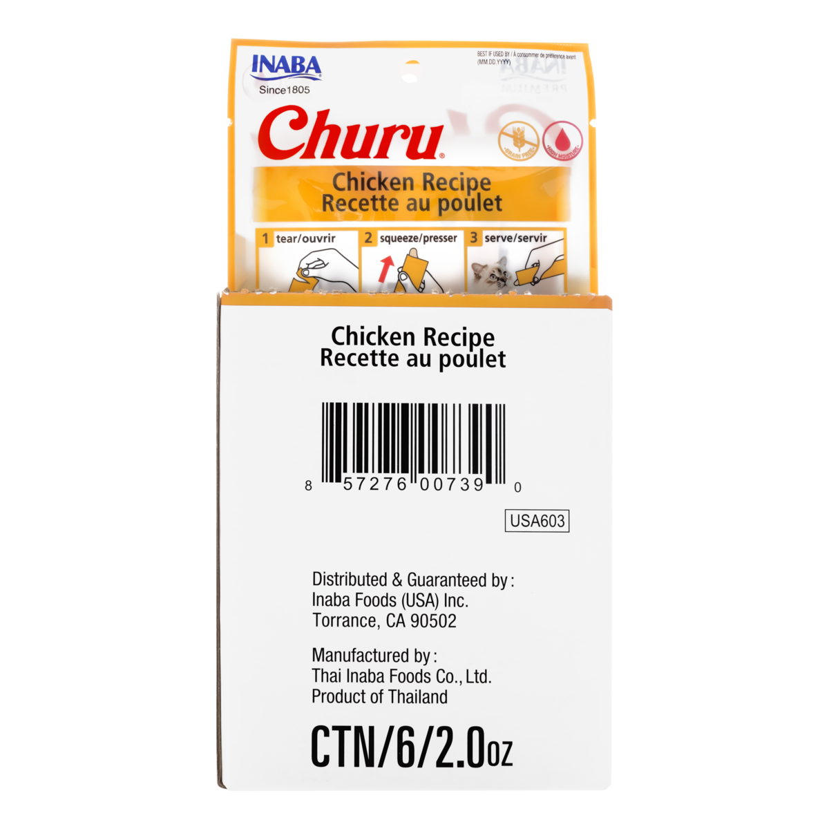 INABA Cat Churu Puree Chicken 56g (6pk)