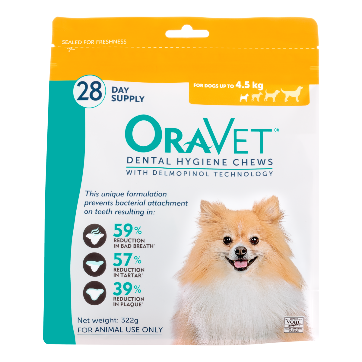 Oravet Dental Chews - Extra Small (28 chews)