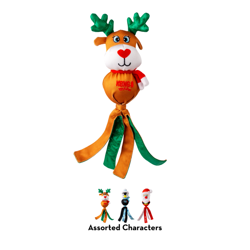 KONG Holiday Wubba Assorted Characters L
