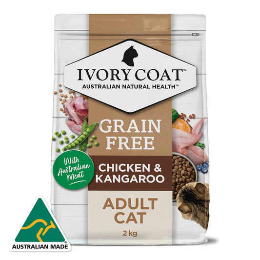 Ivory Coat Grain Free Adult Cat Chicken & Kangaroo