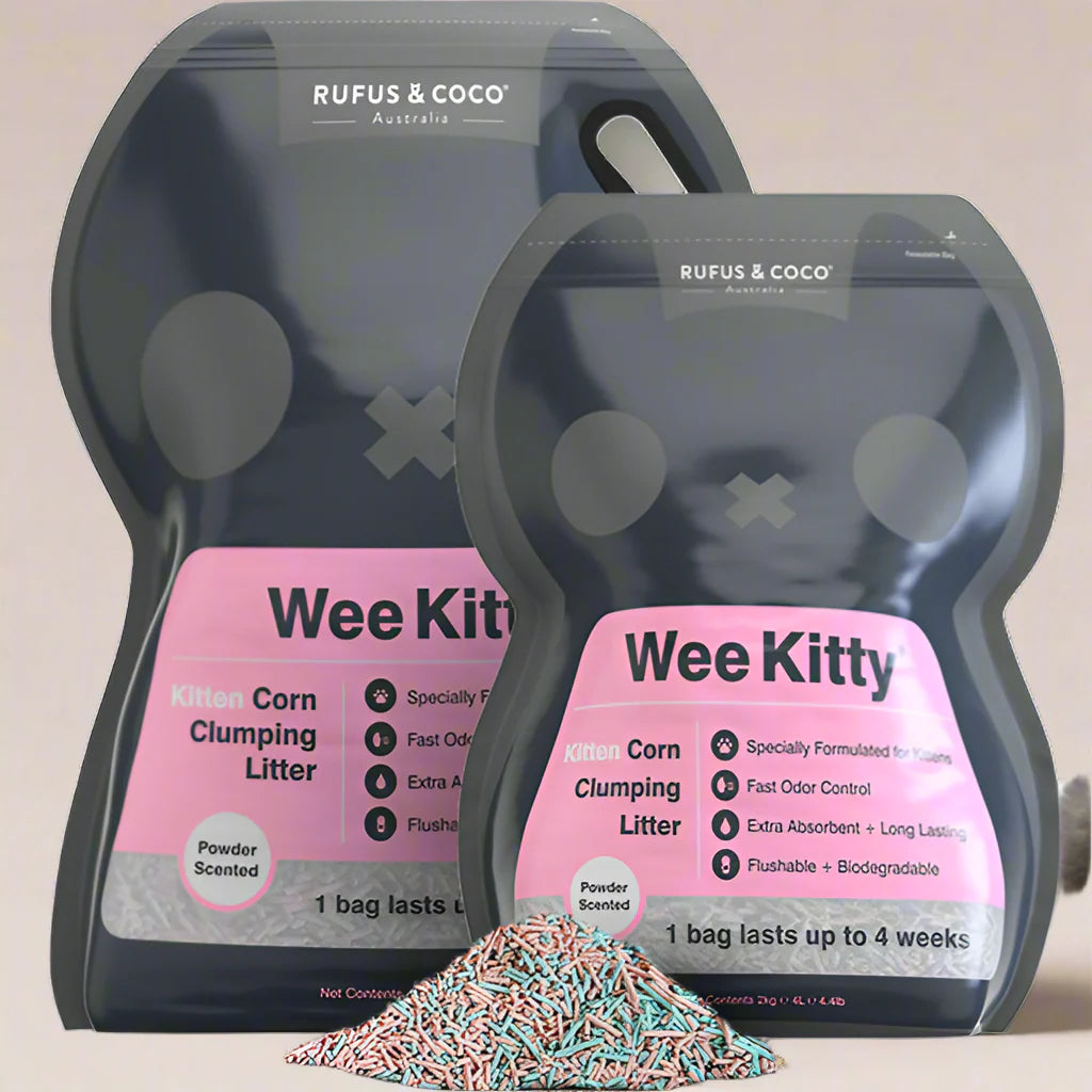 Wee Kitty Kitten Corn Clumping Litter
