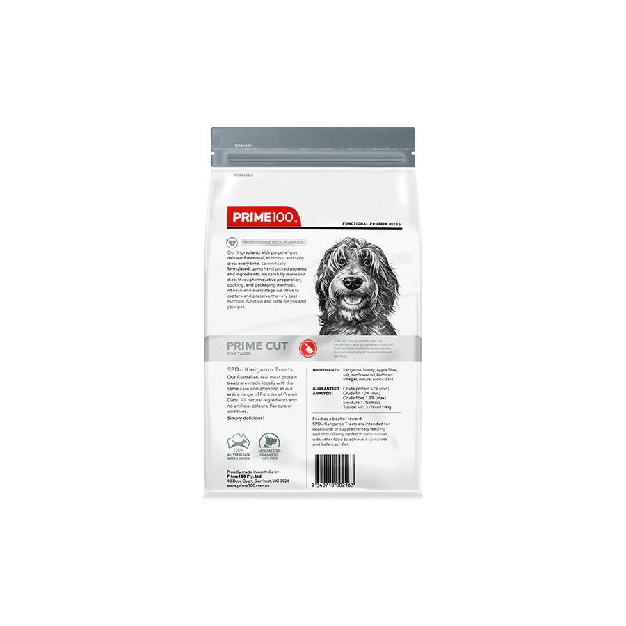 PRIME100 SPD Prime Cut Kangaroo Treats 100g