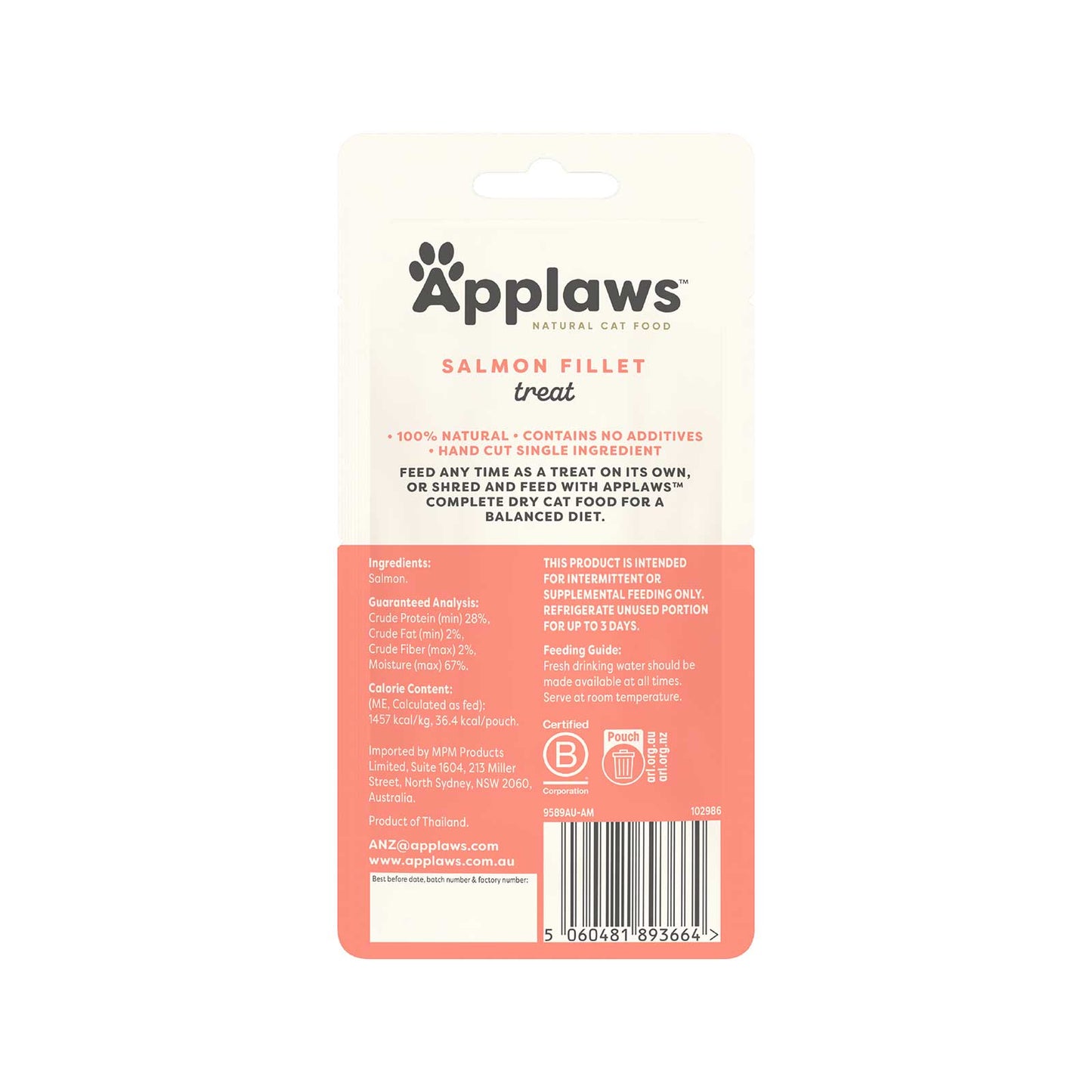 Applaws Whole Salmon Loin 25g (18pk)