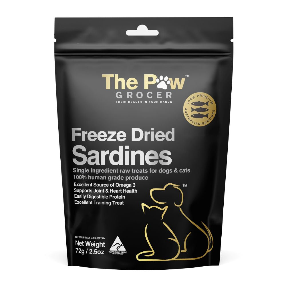 The Paw Grocer Freeze Dried Sardines 72g