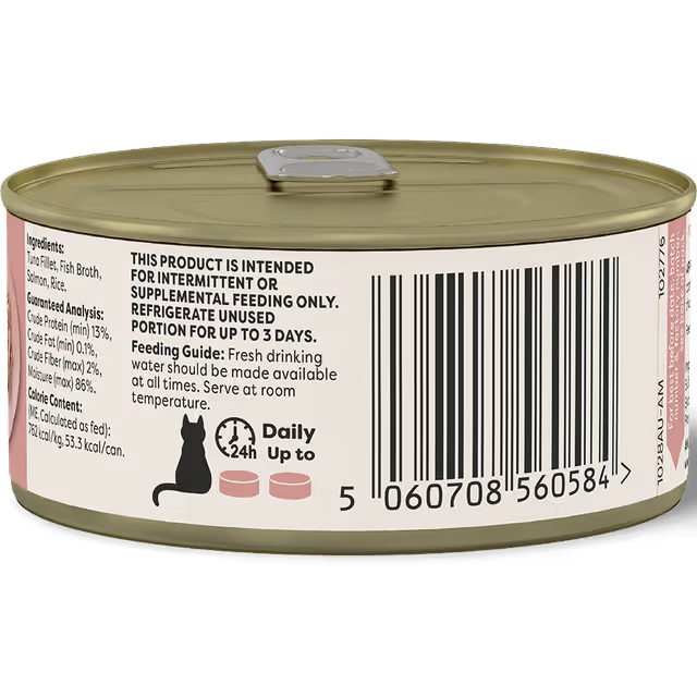 Applaws Cat Tuna Fillet Salmon in Broth 70g (24pk)