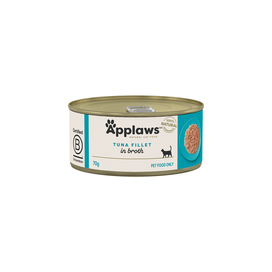 Applaws Cat Tin Tuna Fillet 70g (24pk)