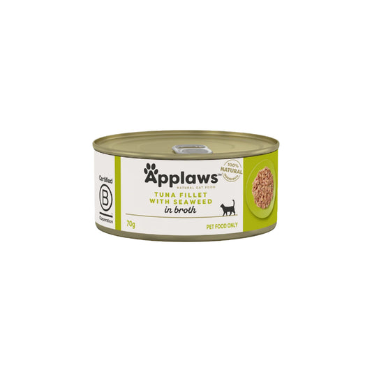 Applaws Cat Tin Tuna Seaweed 70g (24pk)