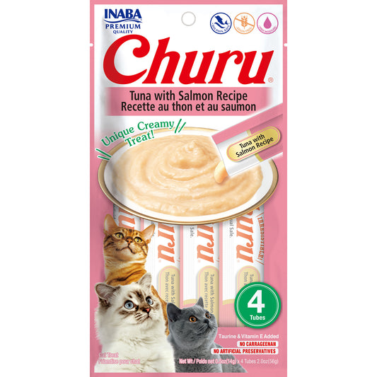 INABA Cat Churu Puree Salmon Tuna 56g (6pk)