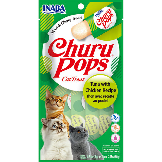 INABA Cat Churu Pops Tuna with Chicken 60g (6pk)