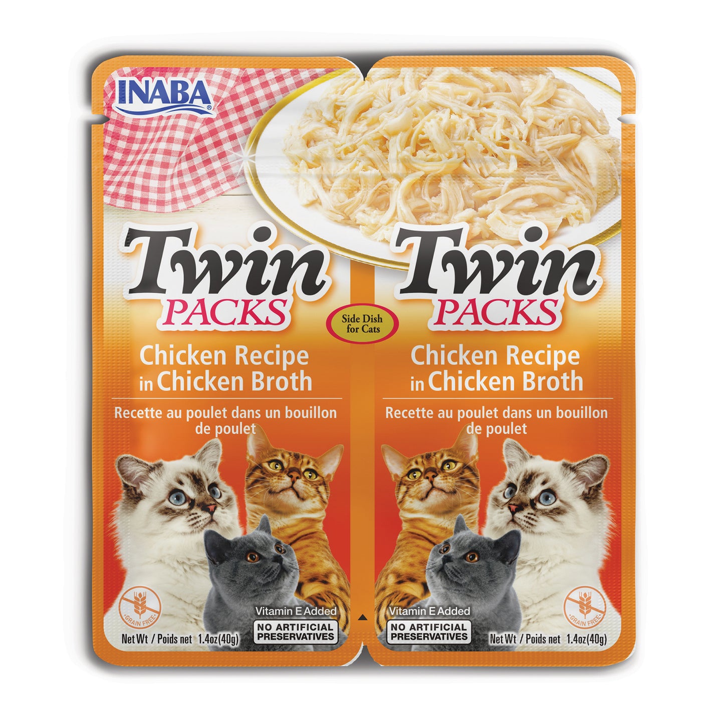 Inaba Cat Twin Packs Chicken in Chicken Broth 80g (6pk)