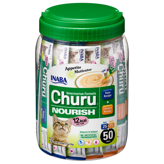 INABA Cat Churu Puree Nourish Tuna & Chicken 14g (50pc Box)