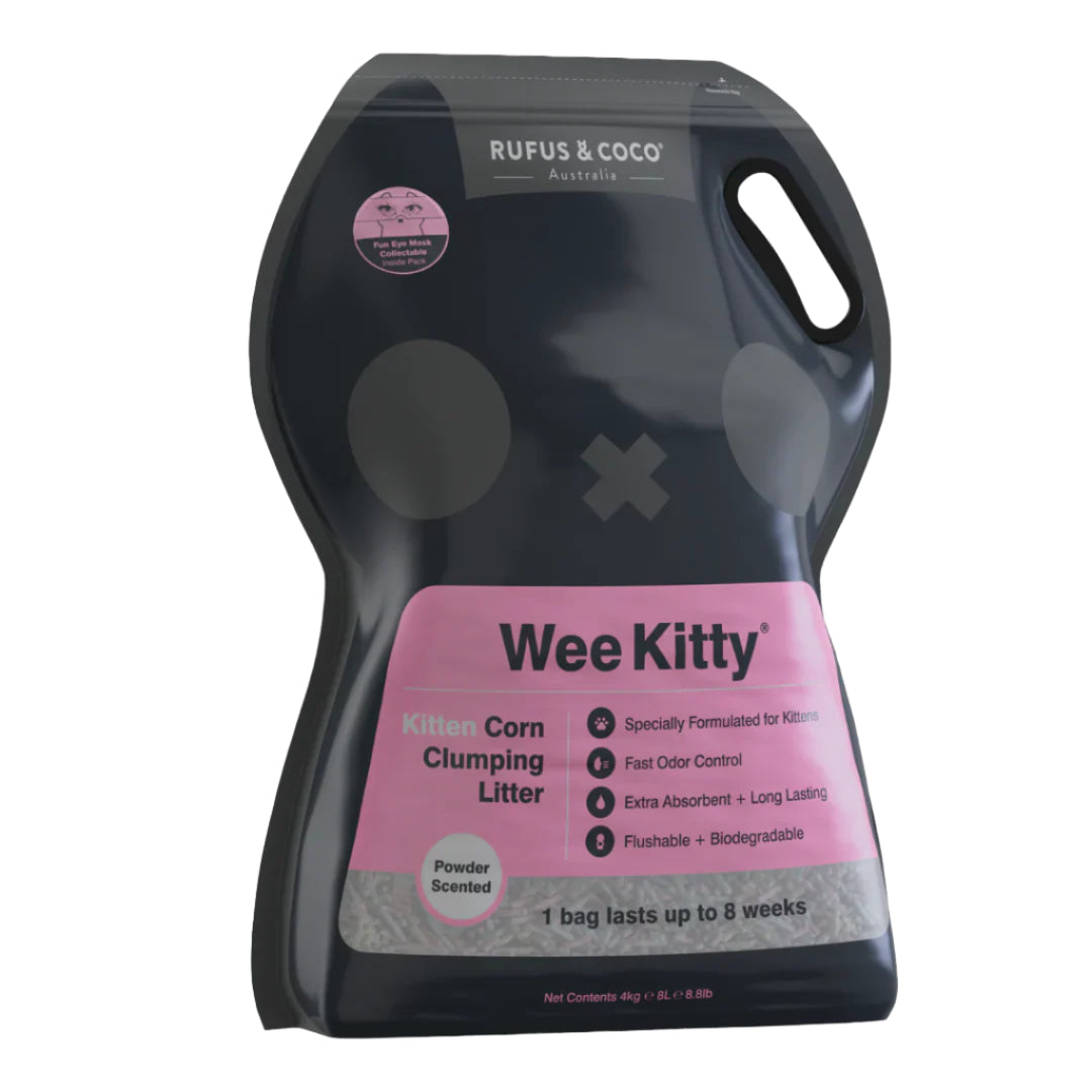 Wee Kitty Kitten Corn Clumping Litter