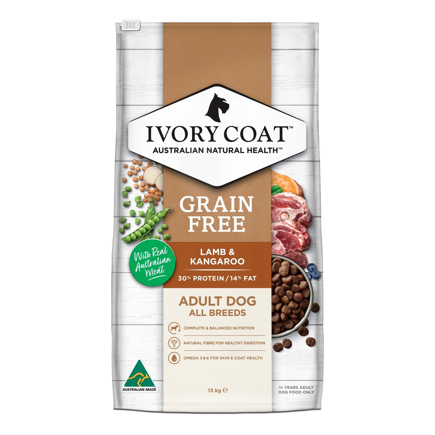 Ivory Coat Dog Grain Free Lamb & Kangaroo