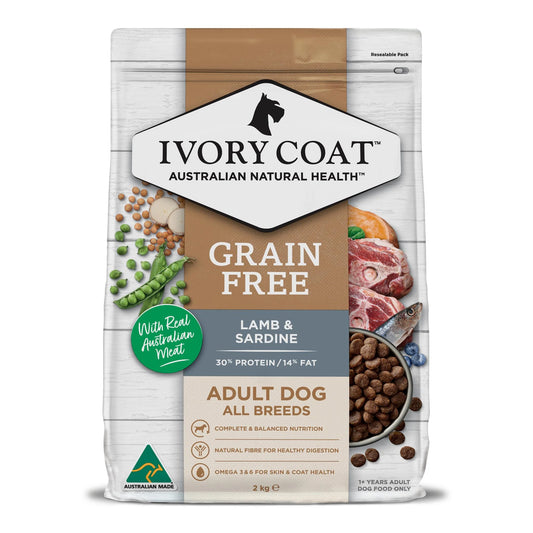 Ivory Coat Dog Grain Free Lamb & Sardine