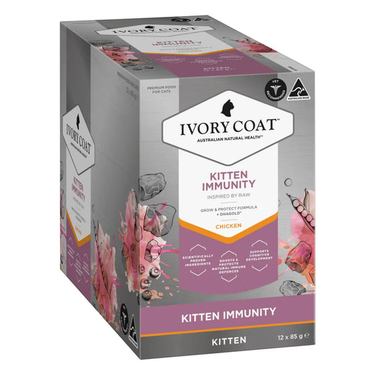 Ivory Coat Inspired By Raw Kitten Immunity 85g (12pk)