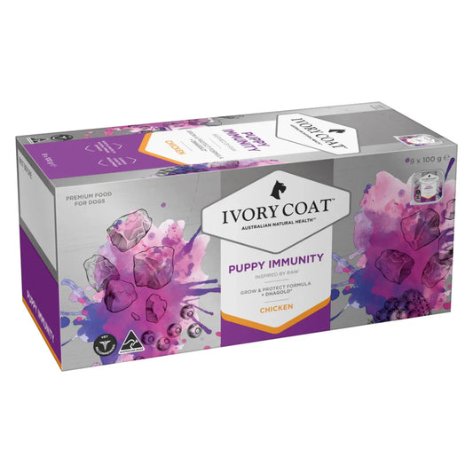 Ivory Coat Inspired by Raw Puppy Immunity 100g (9pk)