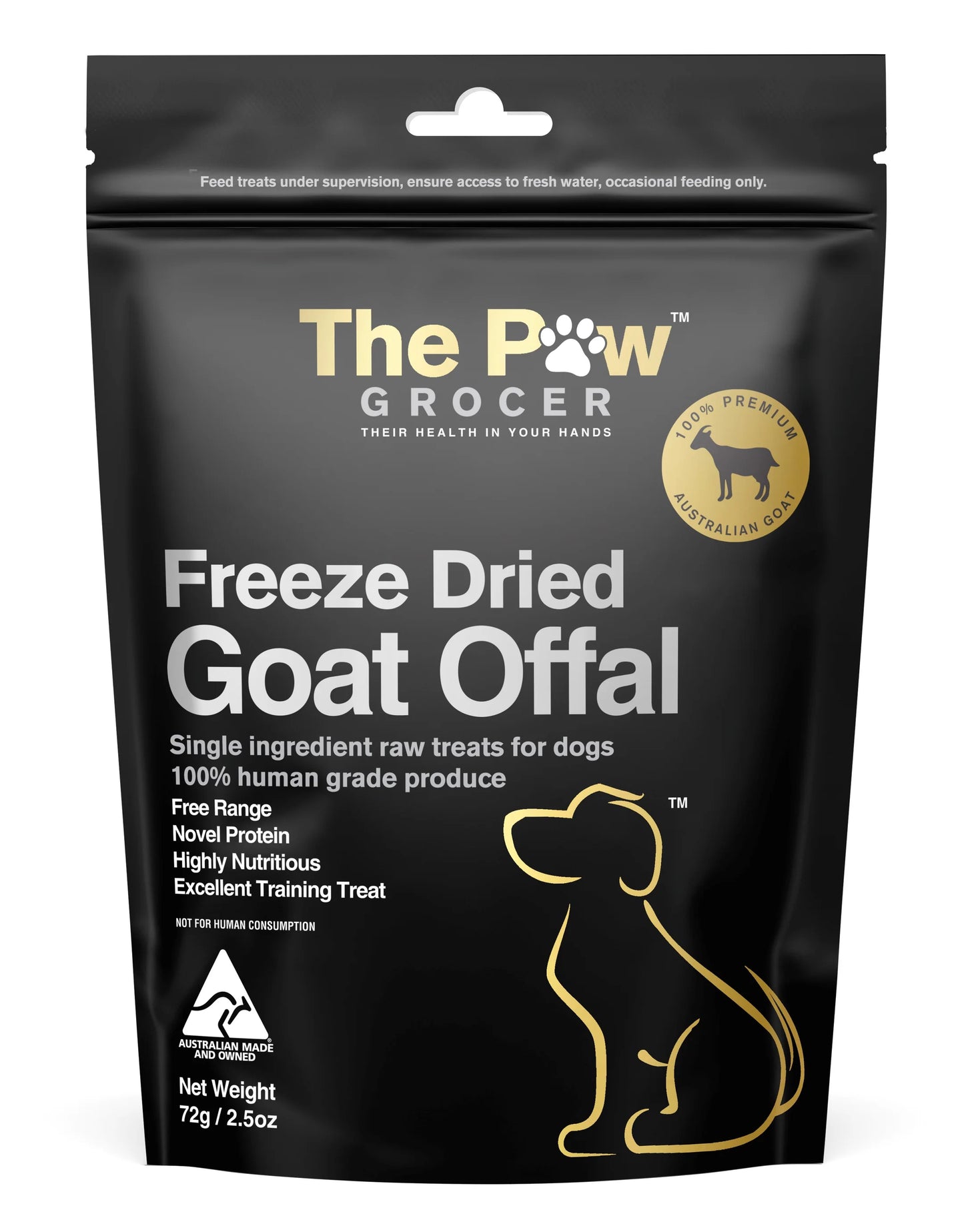 The Paw Grocer Freeze Dried Goat 72g