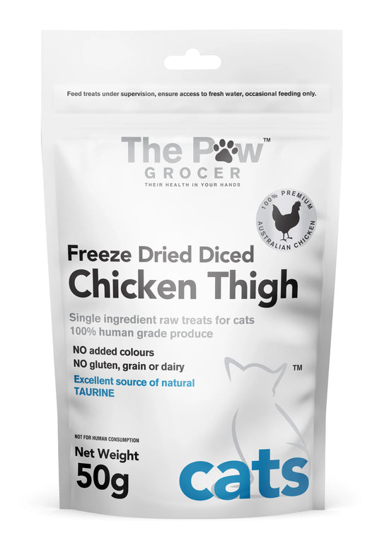 The Paw Grocer Cat Freeze Dried Chicken Thigh 50g