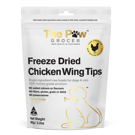 The Paw Grocer Freeze Dried Chicken Wing Treats 90g
