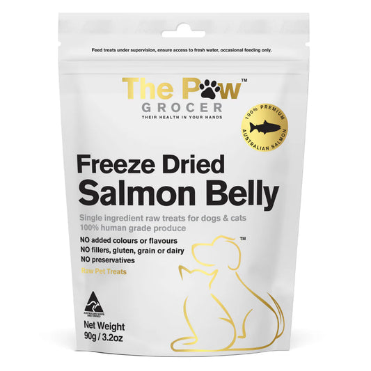 The Paw Grocer Freeze Dried Salmon Belly Treats 90g
