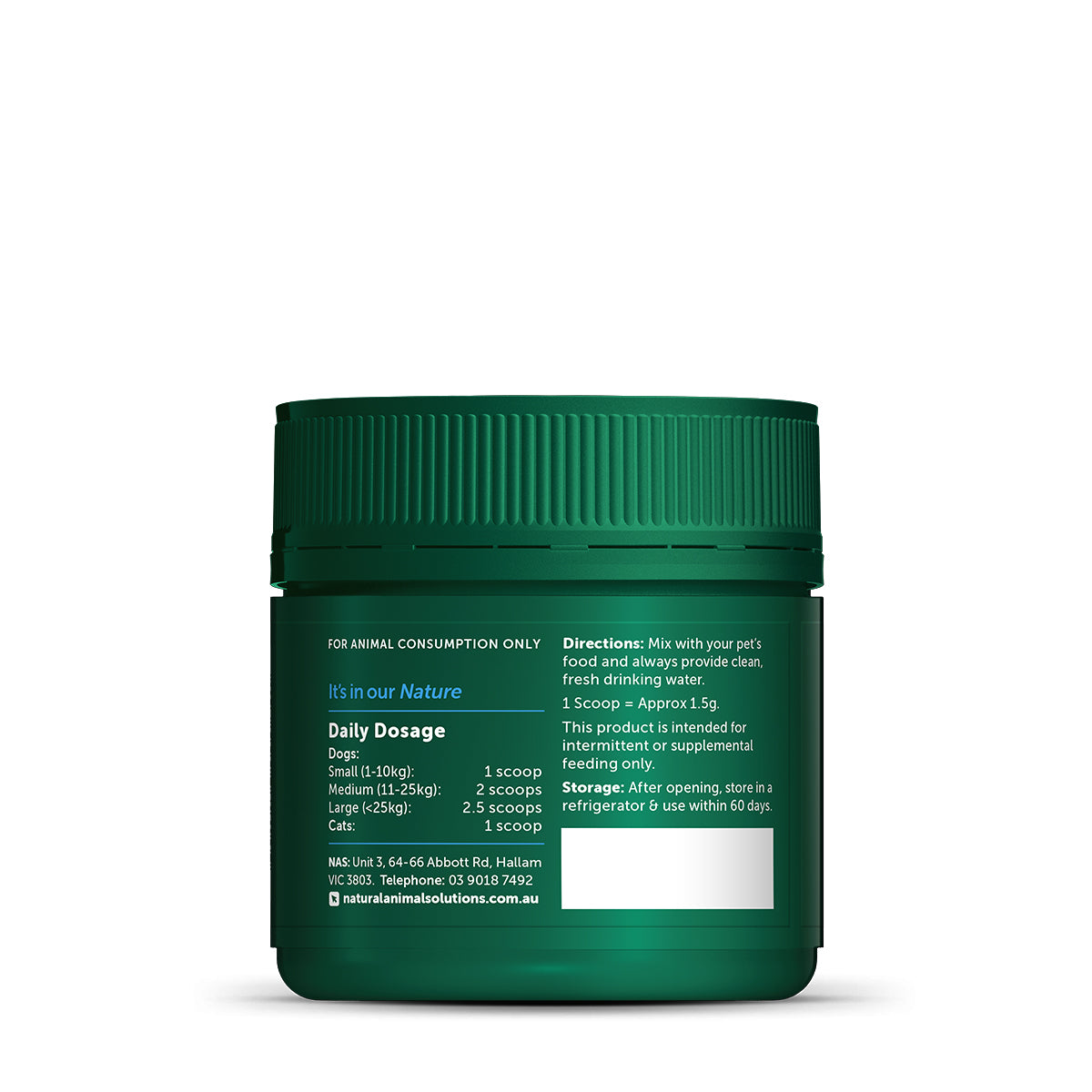 NAS Gut Balance Probiotic Natural