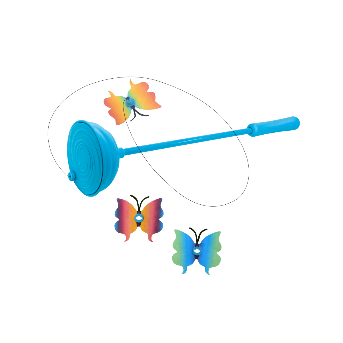 KONG Teaser Purrsuit Butterfly Cat Wand