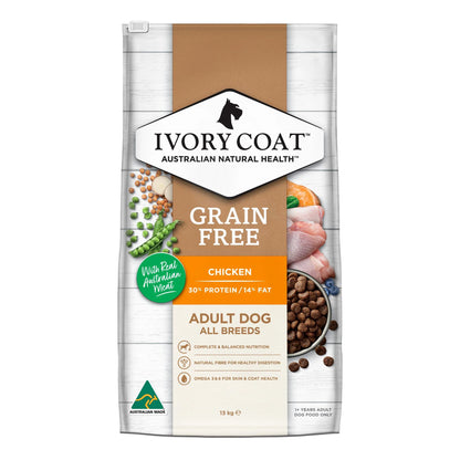 Ivory Coat Dog Grain Free Adult Chicken & Coconut Oil