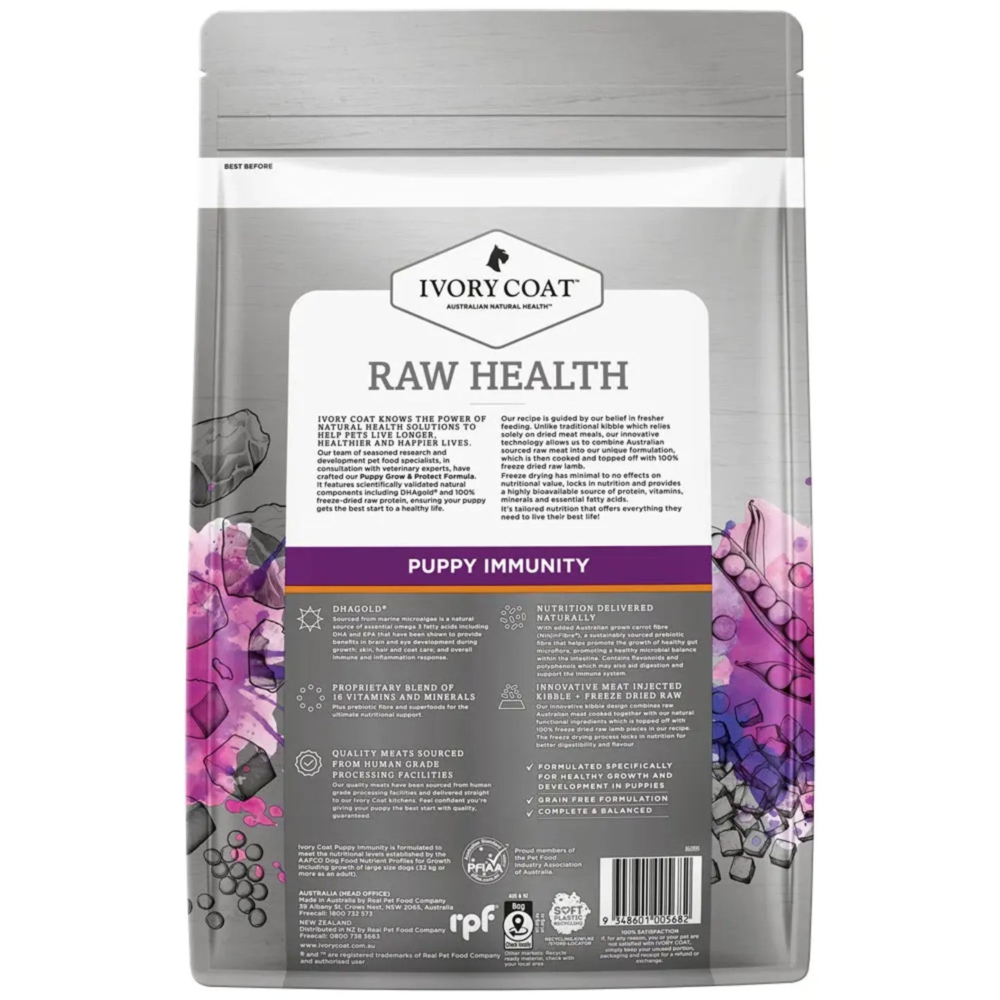 Ivory Coat Puppy Raw Health - Immunity