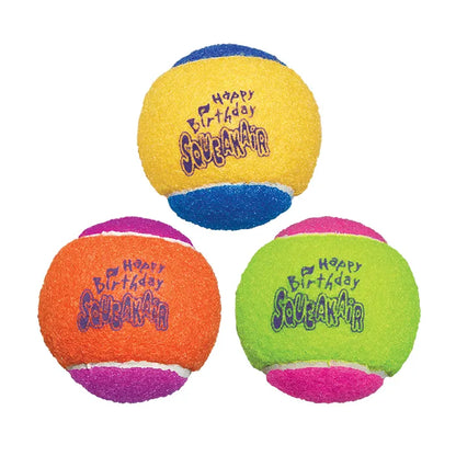 KONG Dog Airdog Squeaker Birthday Balls