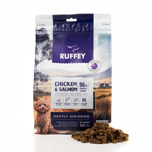 Ruffey Air Dried Chicken and Salmon 454g