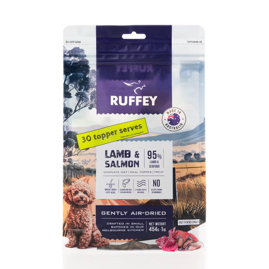 Ruffey Air Dried Lamb & Salmon 454g