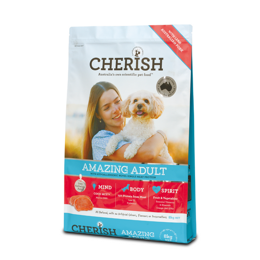 Cherish Amazing Adult Small Bites Australian Chicken and Salmon 8kg