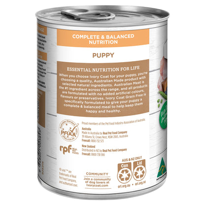 Ivory Coat Puppy Grain Free Chicken Stew 400g (12pk)