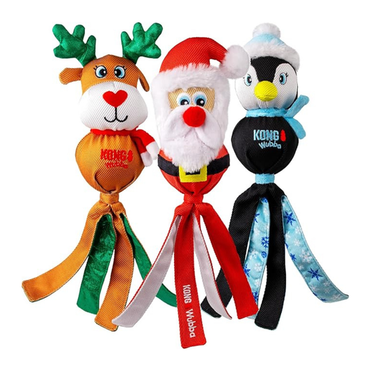 KONG Holiday Wubba Assorted Characters L