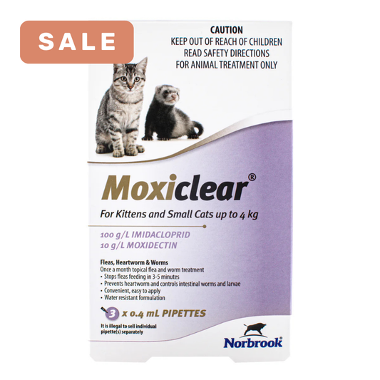 Moxiclear for Kittens & Small Cats up to 4kg