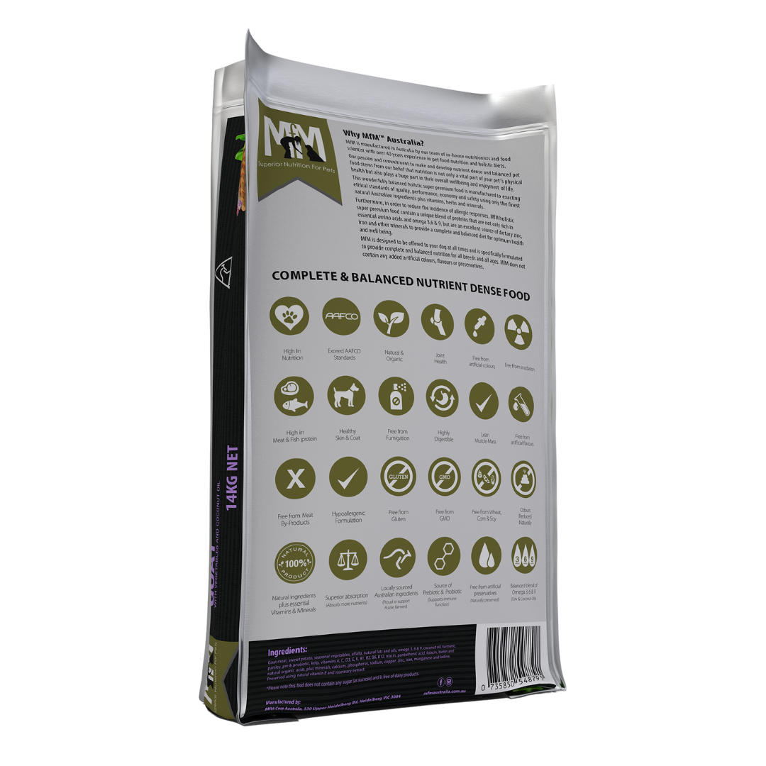 MFM Dog Single Protein Goat Grain & Gluten Free (Purple)