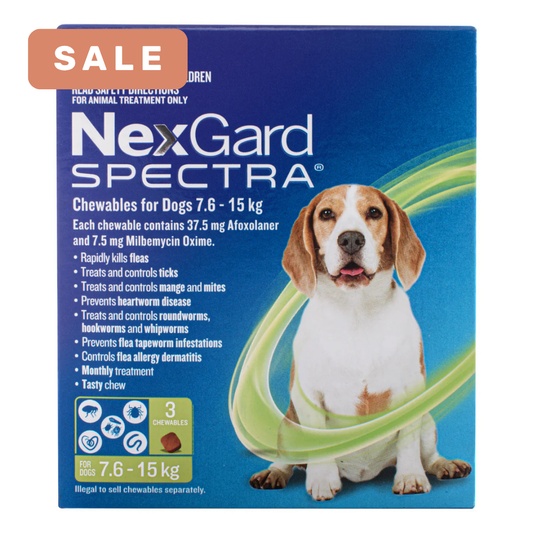 NexGard SPECTRA for Dogs 7.6-15kg