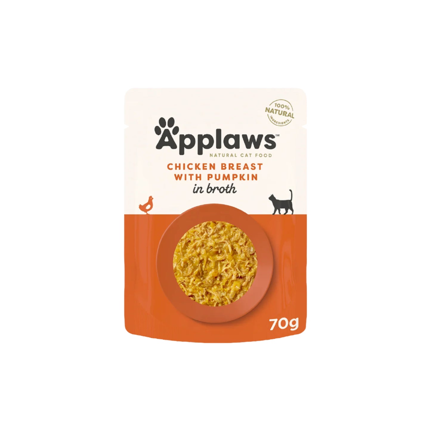Applaws Cat Broth Pouch Chicken & Pumpkin 70g (16pk)